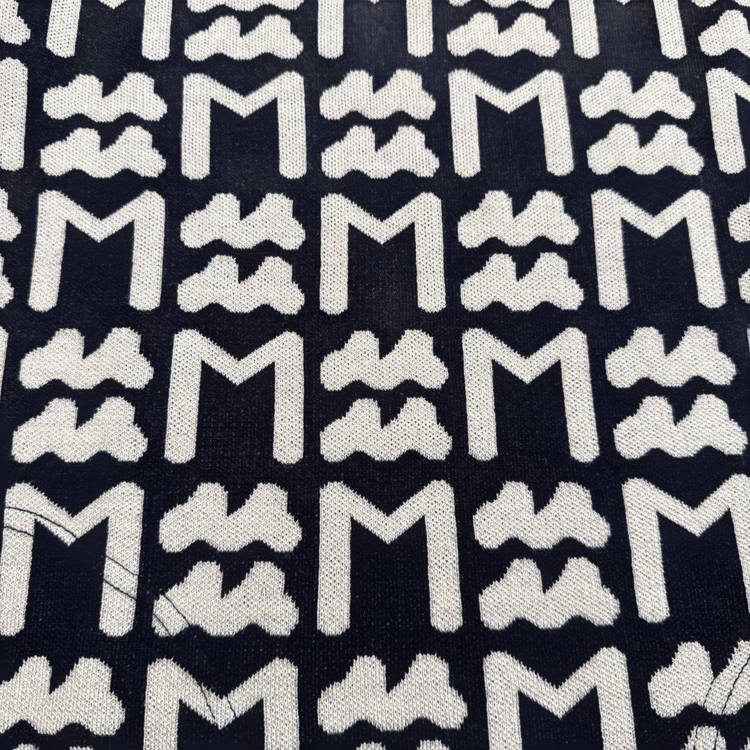 muta MARINE ムータマリン　ウール混　総柄　ニット　ワンピース　S