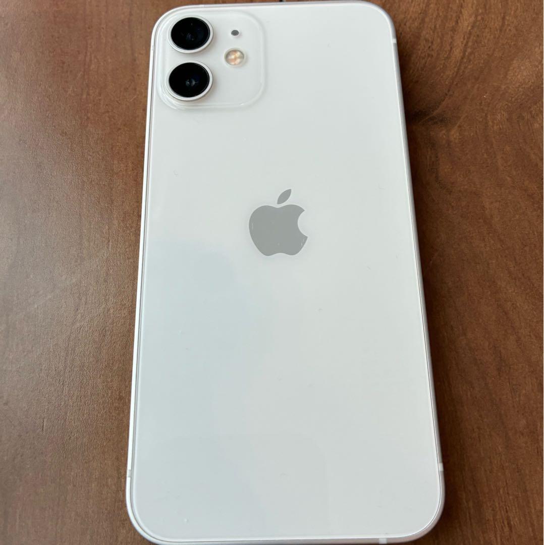 美品 iPhone12 miniホワイト