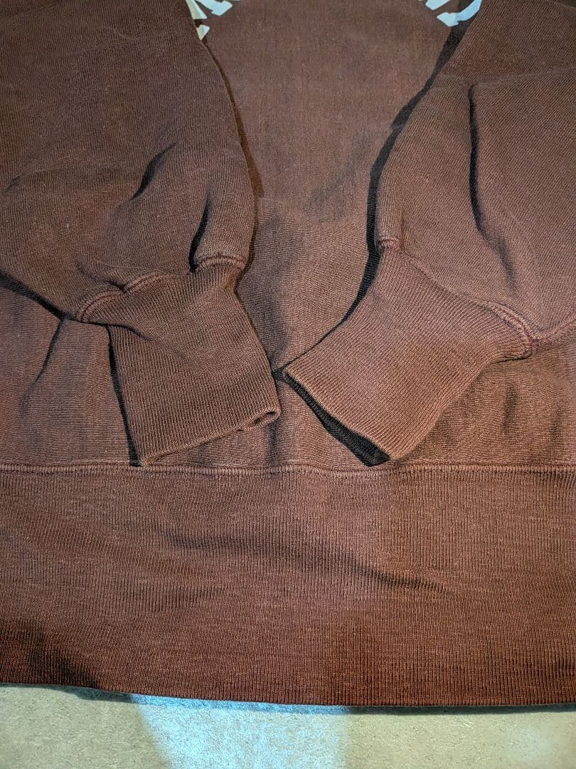 70s Champion リバースウィーブ 単色タグ 青単 アーチロゴ