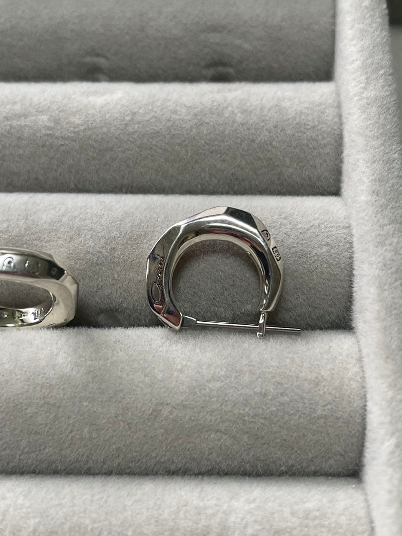 GARNI シルバー フープピアス 約1.5cm