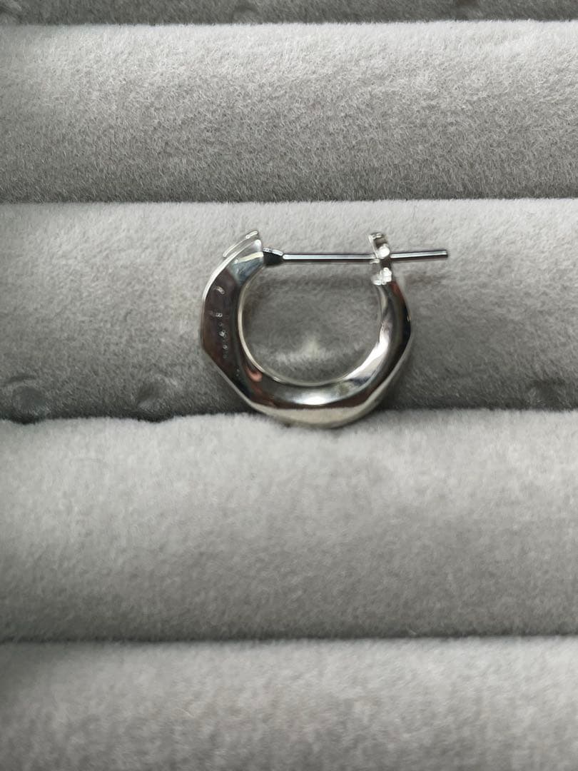 GARNI シルバー フープピアス 約1.5cm