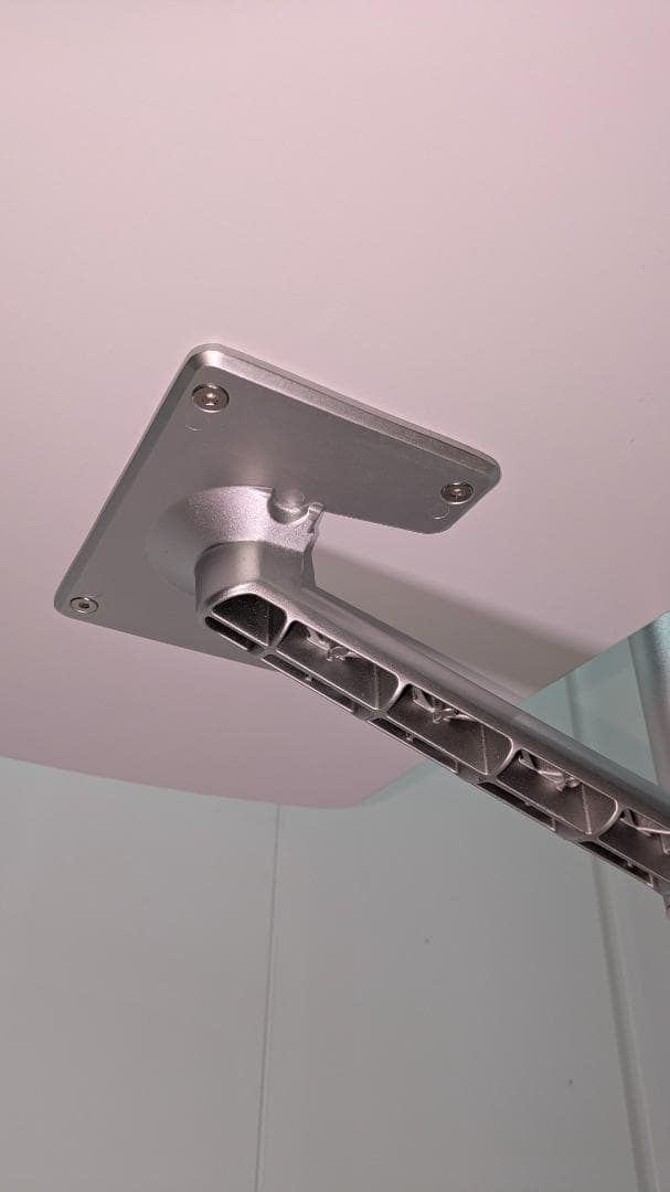 モニタースタンド （床置き・キャスター付）シルバー