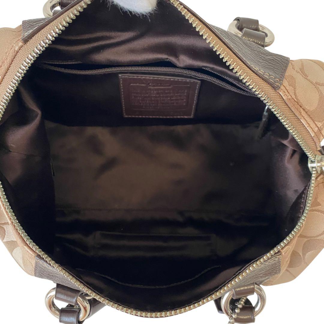 美品　コーチ　2way ショルダーバッグ　シグネチャー　斜めがけ　15443