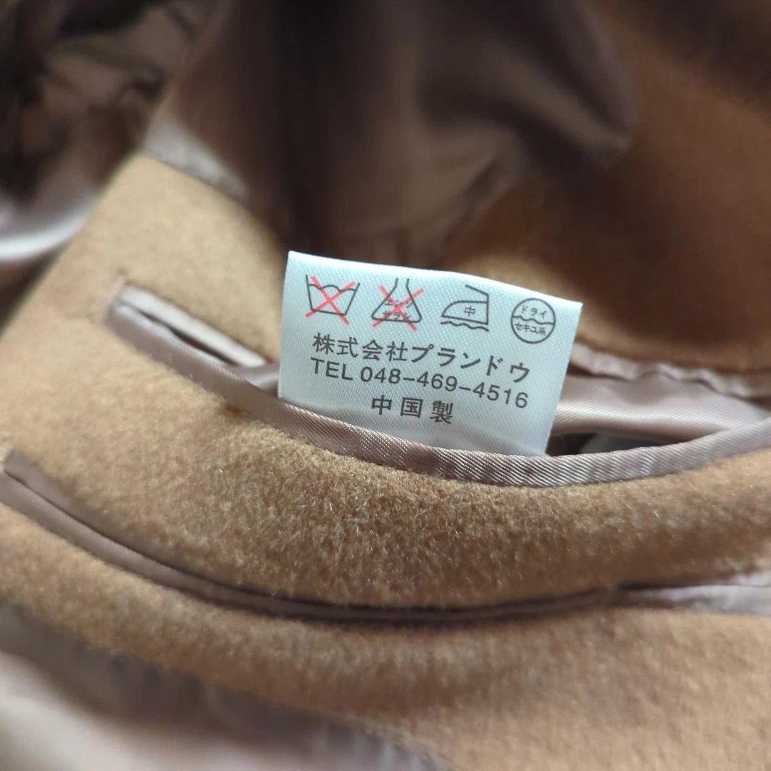 美品　G.GAGLIANO　カシミア100　テーラードジャケット　キャメル　LL