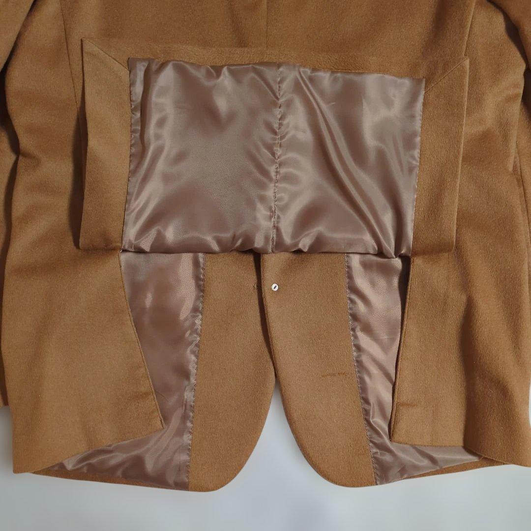 美品　G.GAGLIANO　カシミア100　テーラードジャケット　キャメル　LL