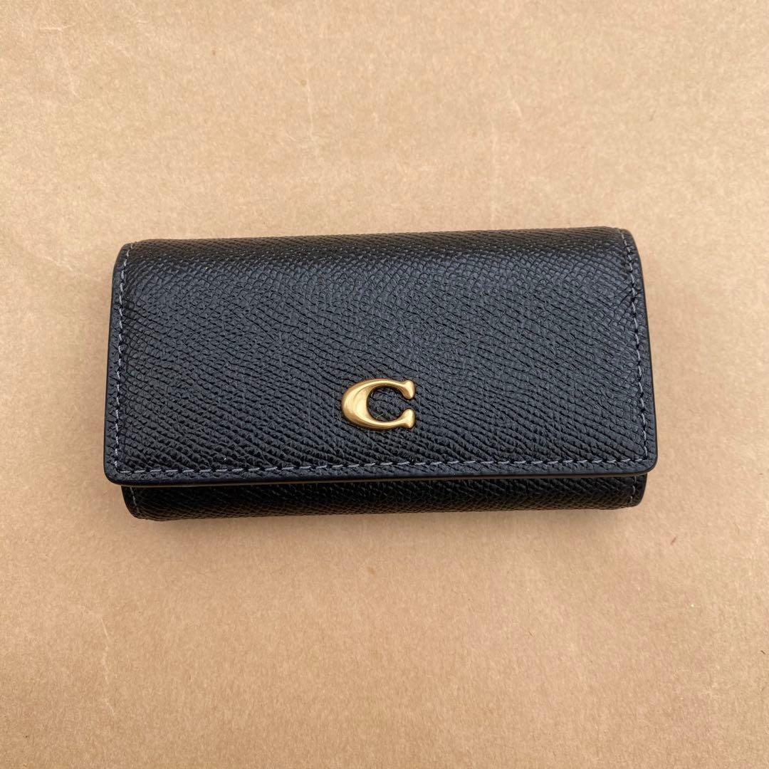 キーホルダー　キーケース　キーリング　ブラック