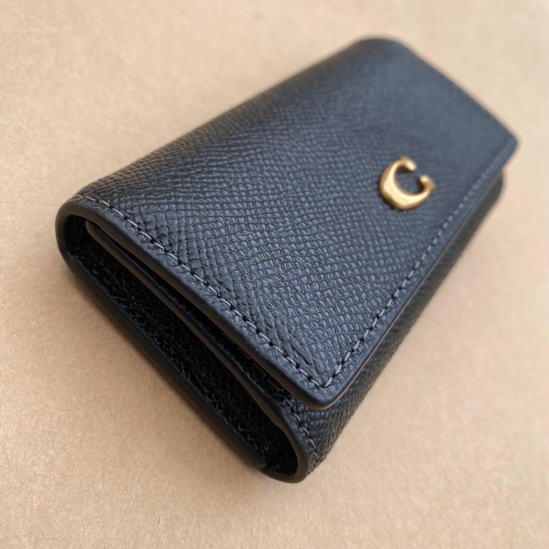 キーホルダー　キーケース　キーリング　ブラック