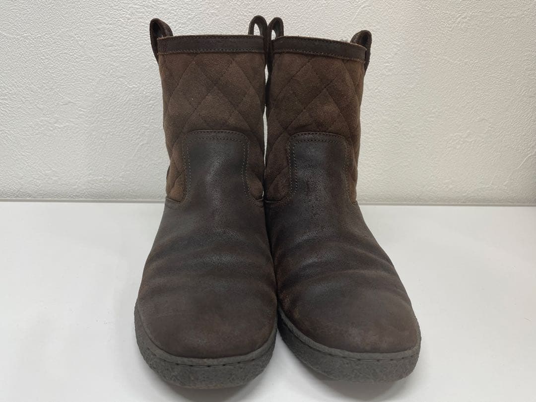 【美品】人気！CHANEL ムートン マトラッセ ココマークショートブーツ 35