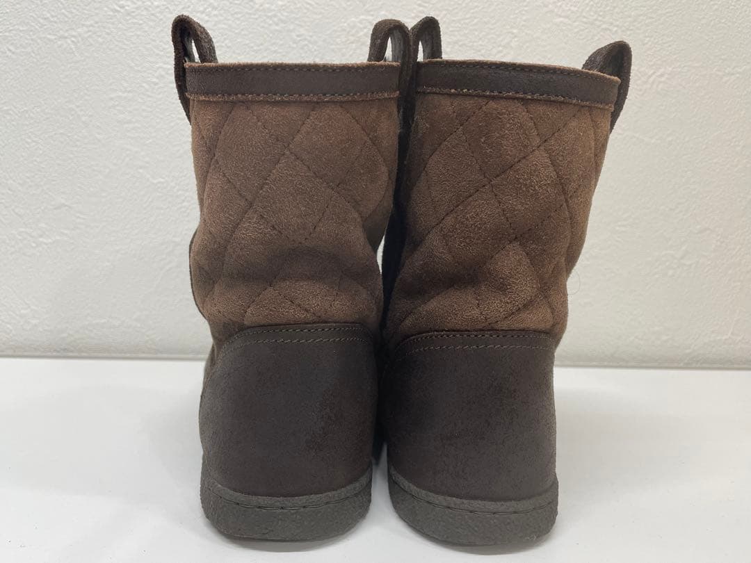 【美品】人気！CHANEL ムートン マトラッセ ココマークショートブーツ 35