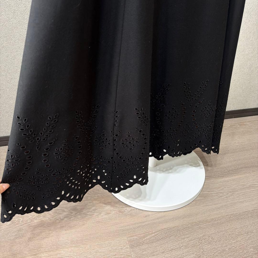 定価20万Foxeyフォクシー　ブティック　ウールワンピース