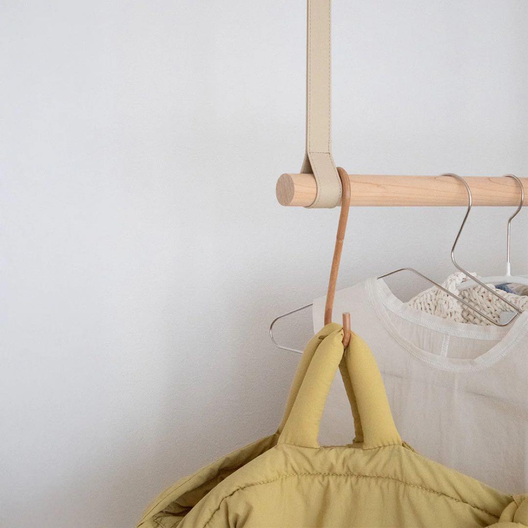 8LOOP｜室内天吊り洗濯物干しツール　キャメル