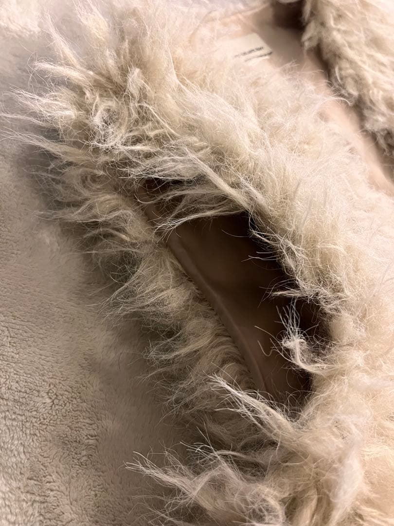 未使用タグ付GALLARDAGALANTE NAVYアイボリーフェイクファージレ