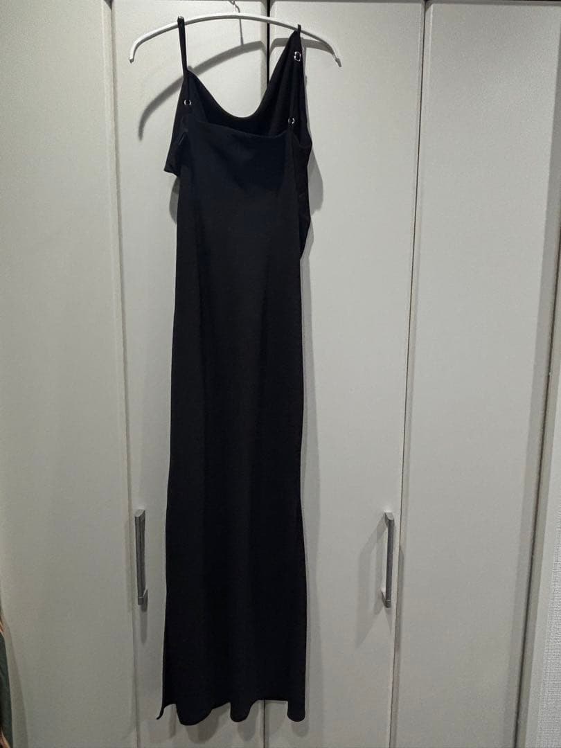 【完売品】celon asymmetry drape cami dress