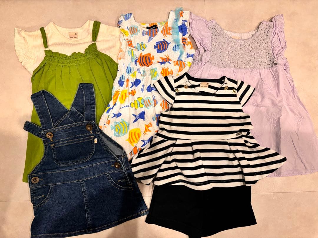 女の子　80 春〜夏　60点