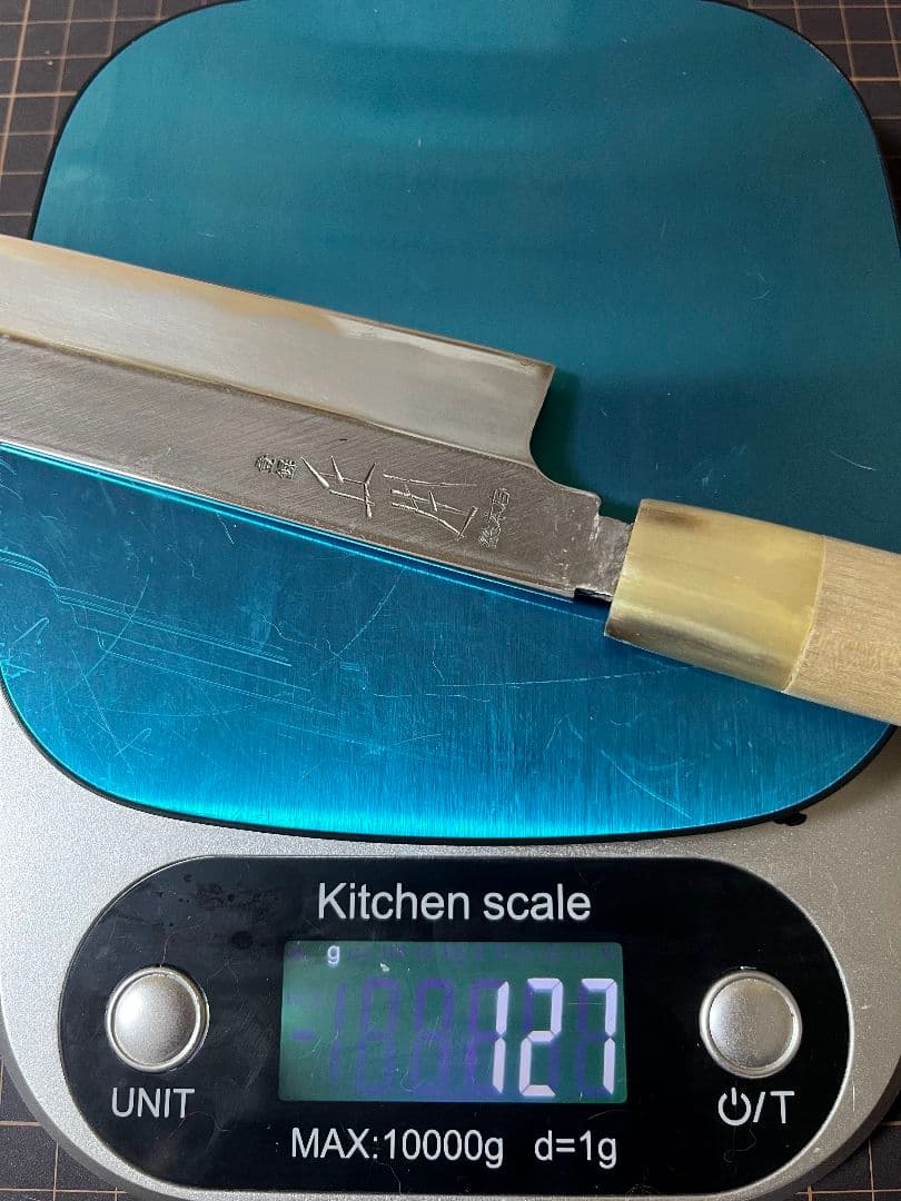 KK正本総本店 むきもの 薄刃包丁 白水牛柄 白鋼ニ 18cm 鞘付き