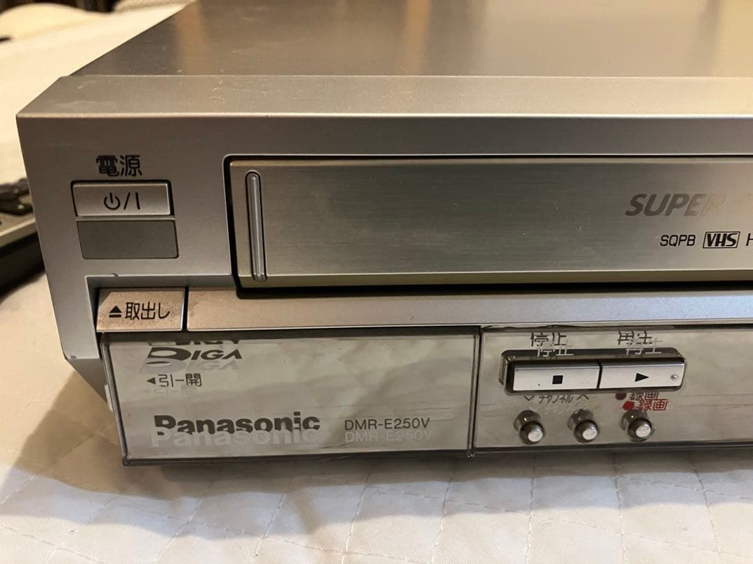 panasonic パナソニック VHS DVD プレーヤー DMR-E250V