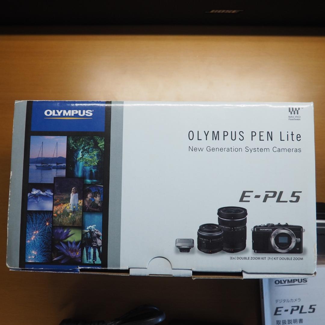 OLYMPUS E-PL5 ミラーレス一眼 ホワイト　レンズ付き　ジャンク扱い