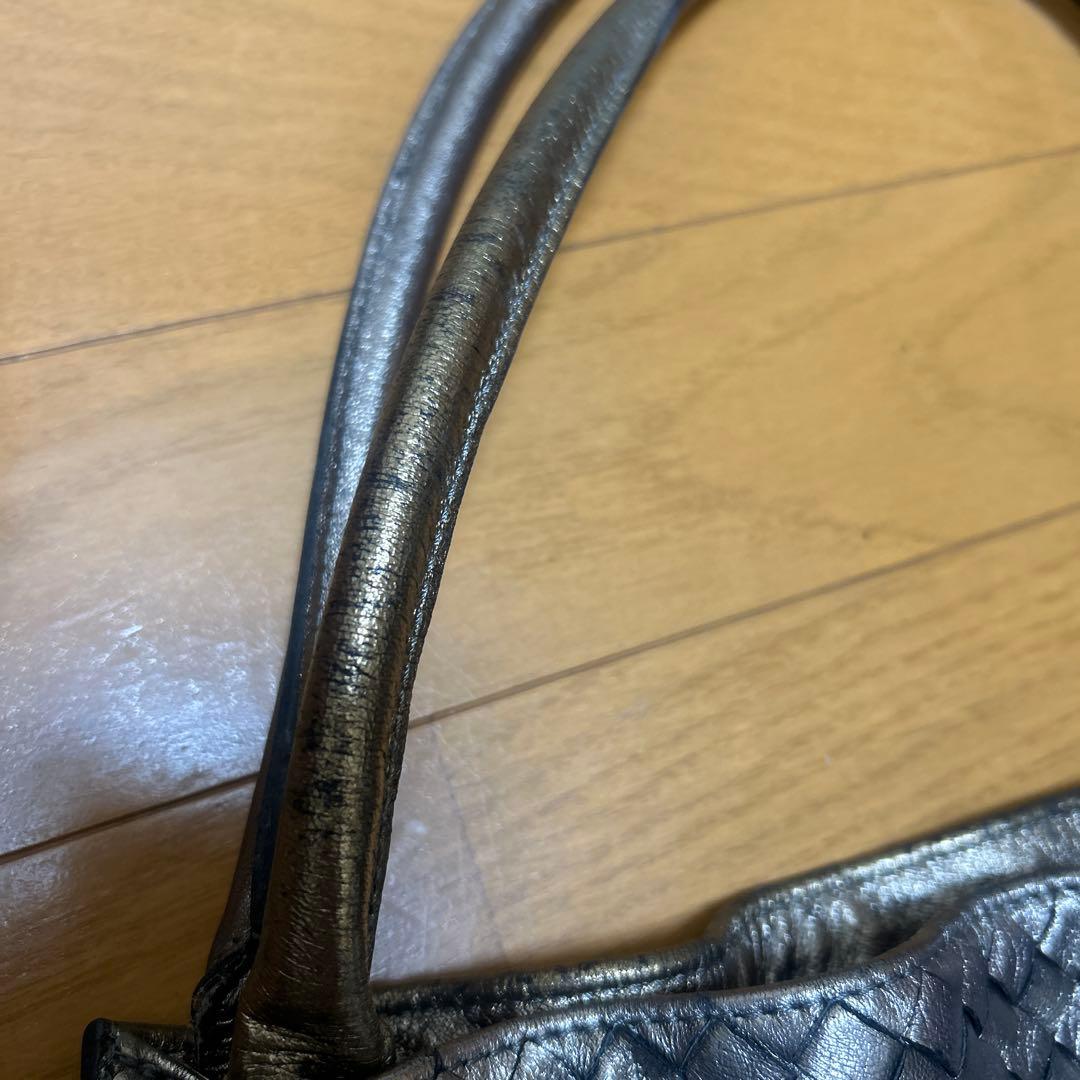 BOTTEGA VENETA シルバー トートバッグ