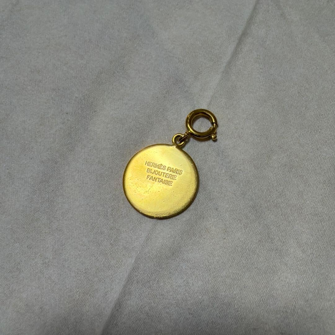 HERMES ゴールド メタルチャーム