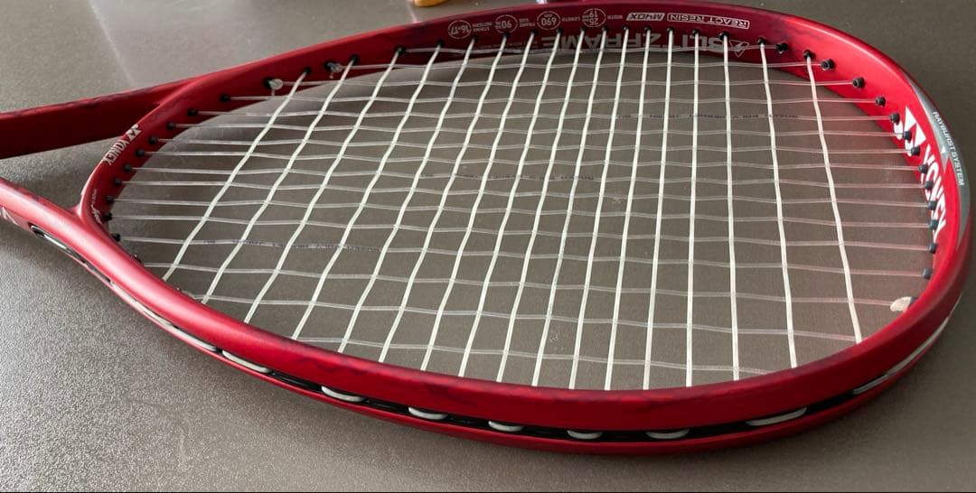 ヨネックス　ボルトレイジ7s クレナイ紅　店頭試打ラケット　UL1
