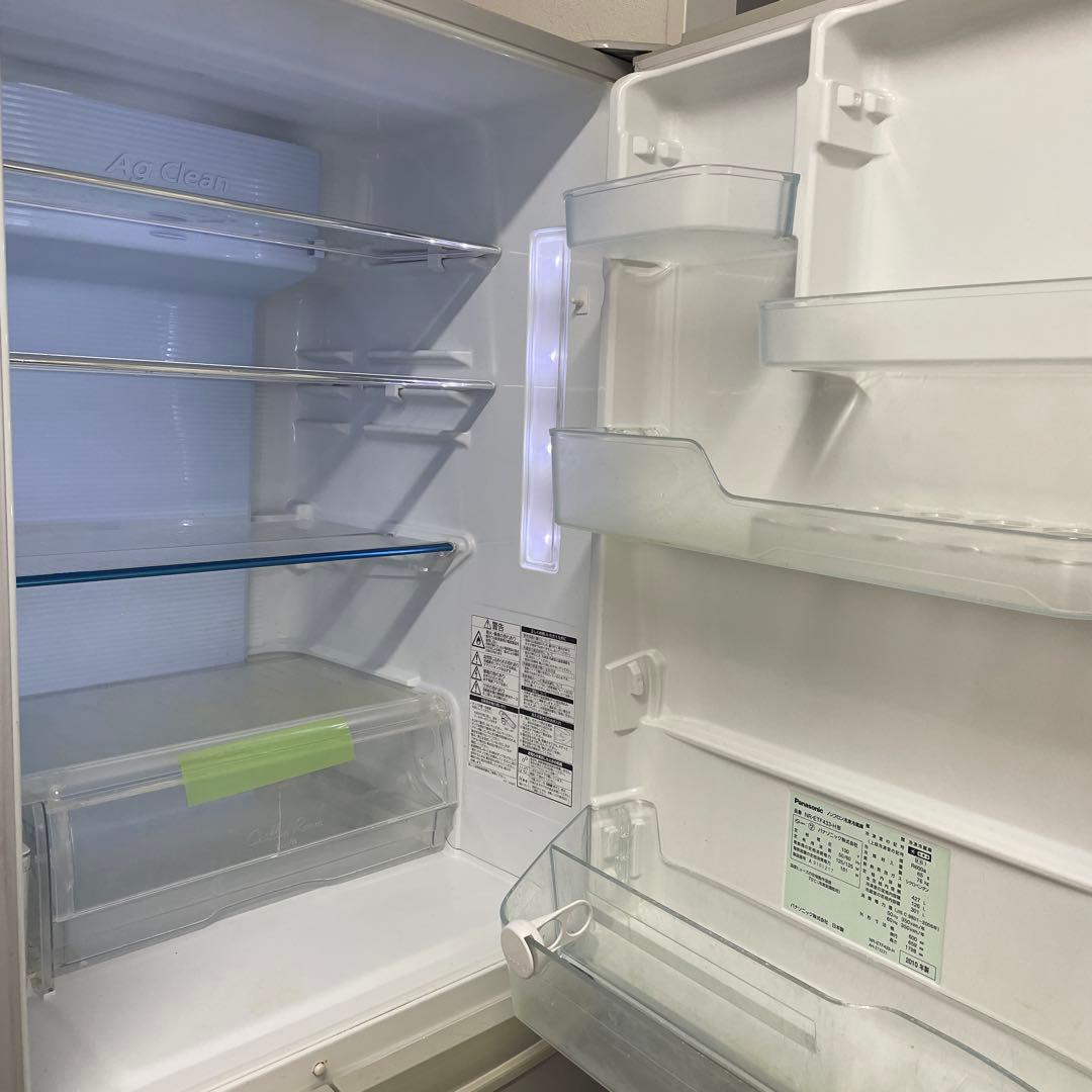自動製氷機付き　冷蔵庫 パナソニック 427L NR-ETF433 2010年