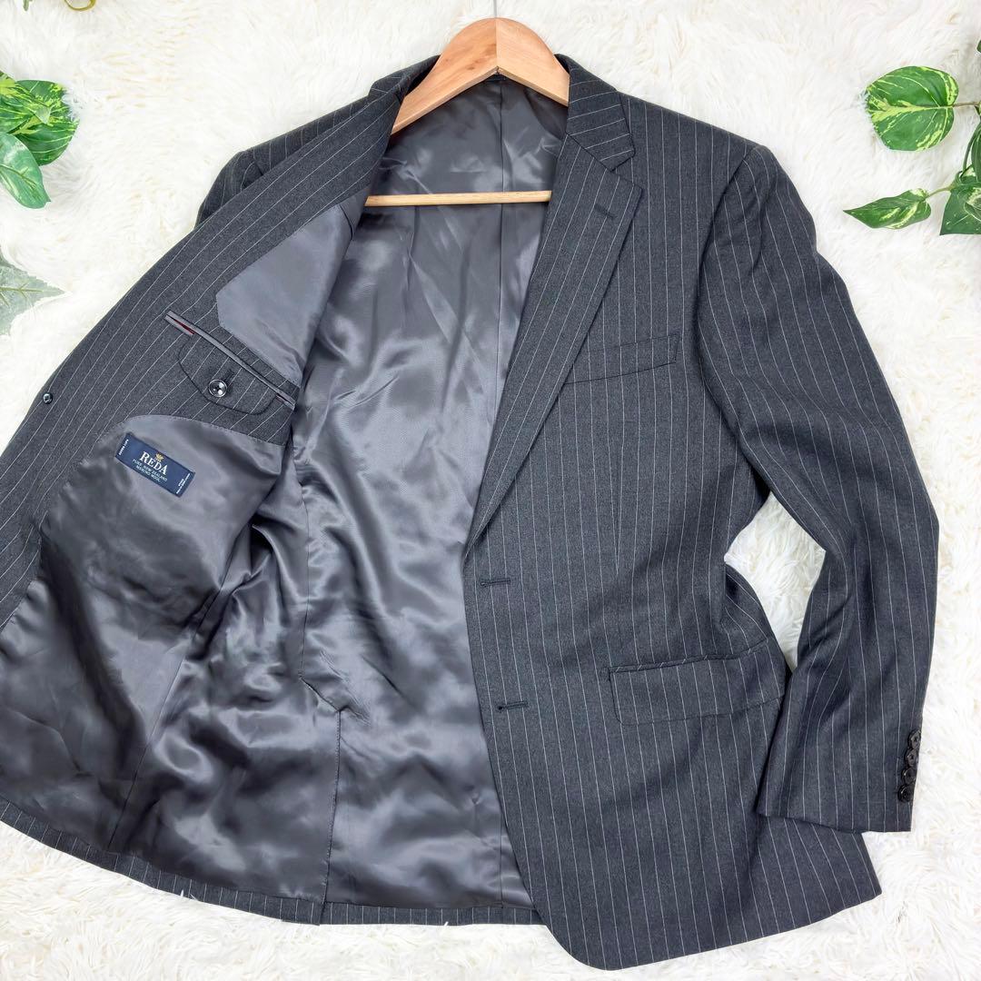 極美品　AOKI　アニヴェルセルプレミア　REDA　super110's スーツ