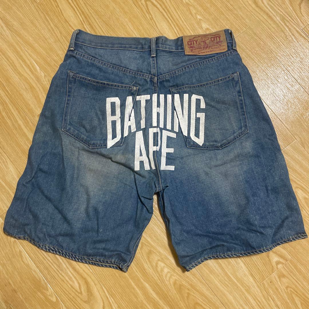 Pee BAPE デニムショートパンツ Mサイズ