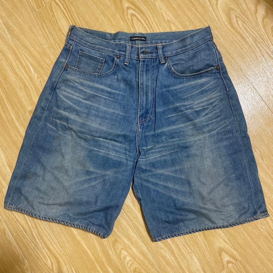 Pee BAPE デニムショートパンツ Mサイズ