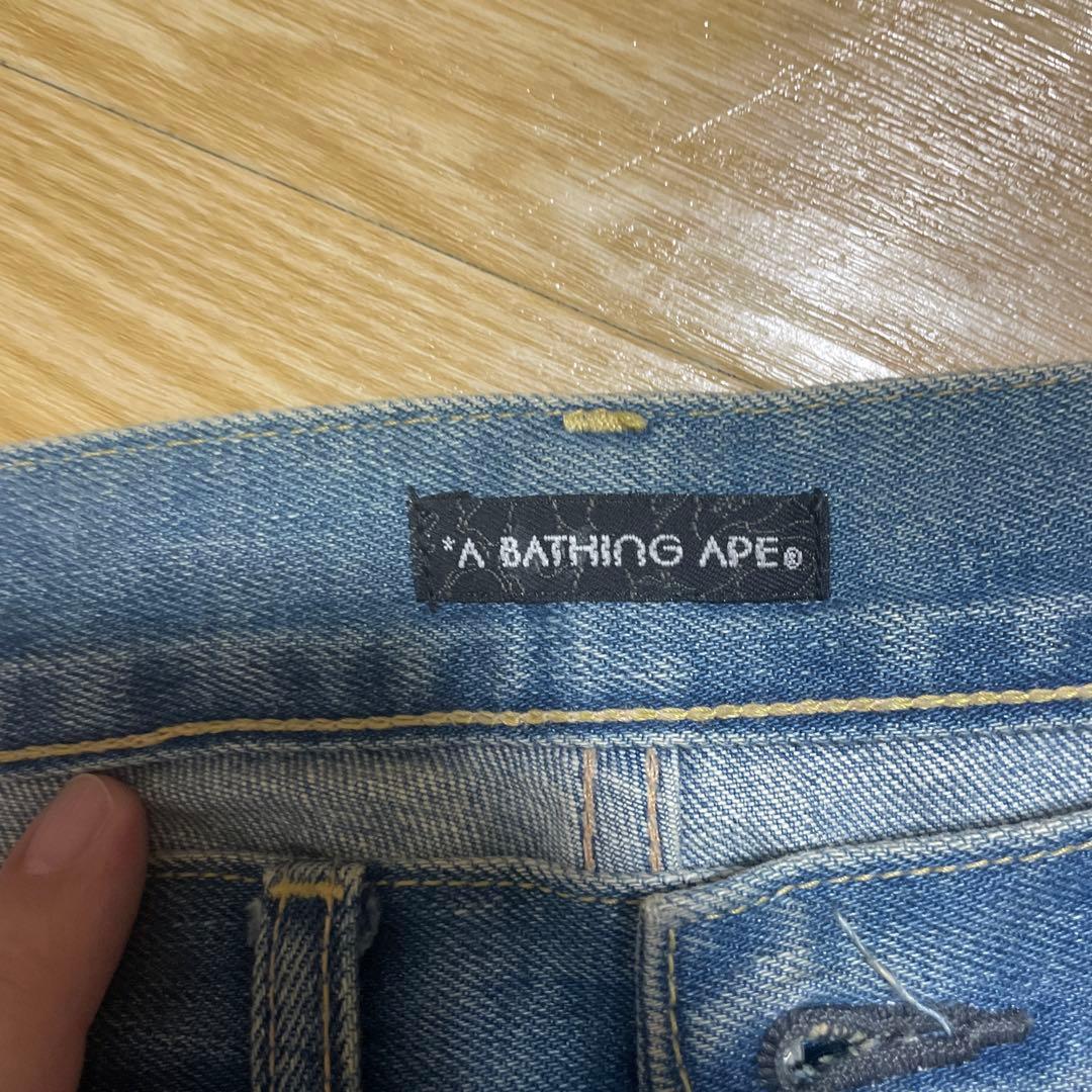 Pee BAPE デニムショートパンツ Mサイズ