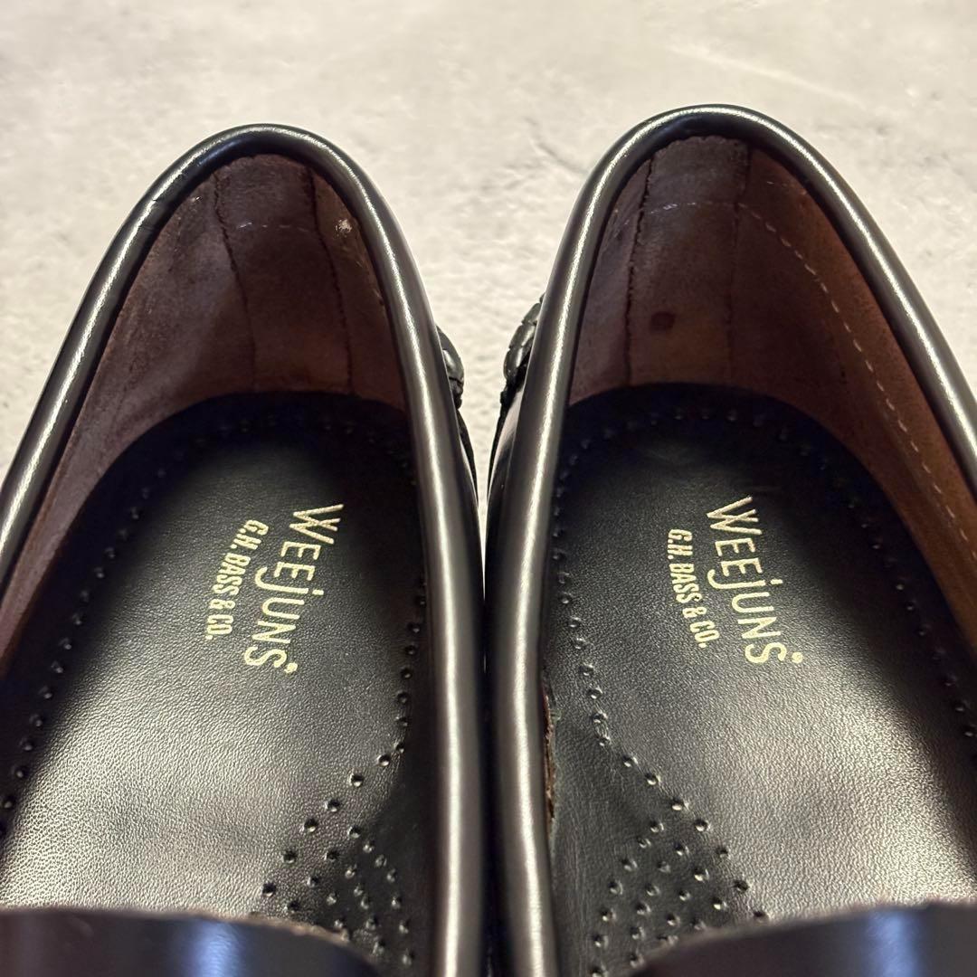 美品　ジーエイチバス　G.H.Bass (37) 革靴　ビットローファー　レザー