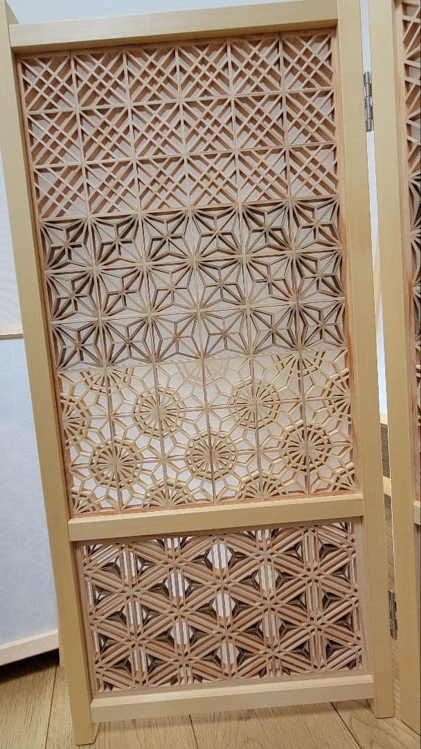 組子細工　組子　衝立　パーテーション