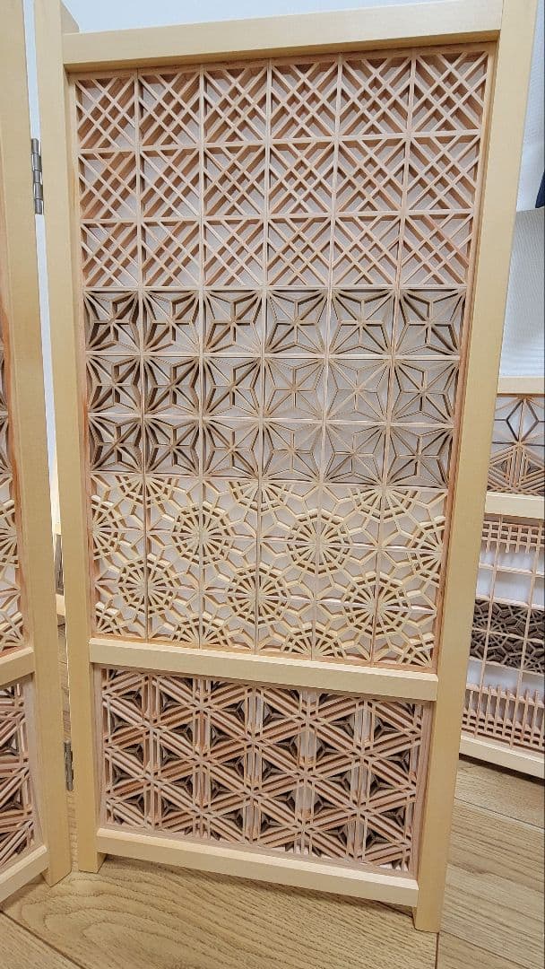 組子細工　組子　衝立　パーテーション