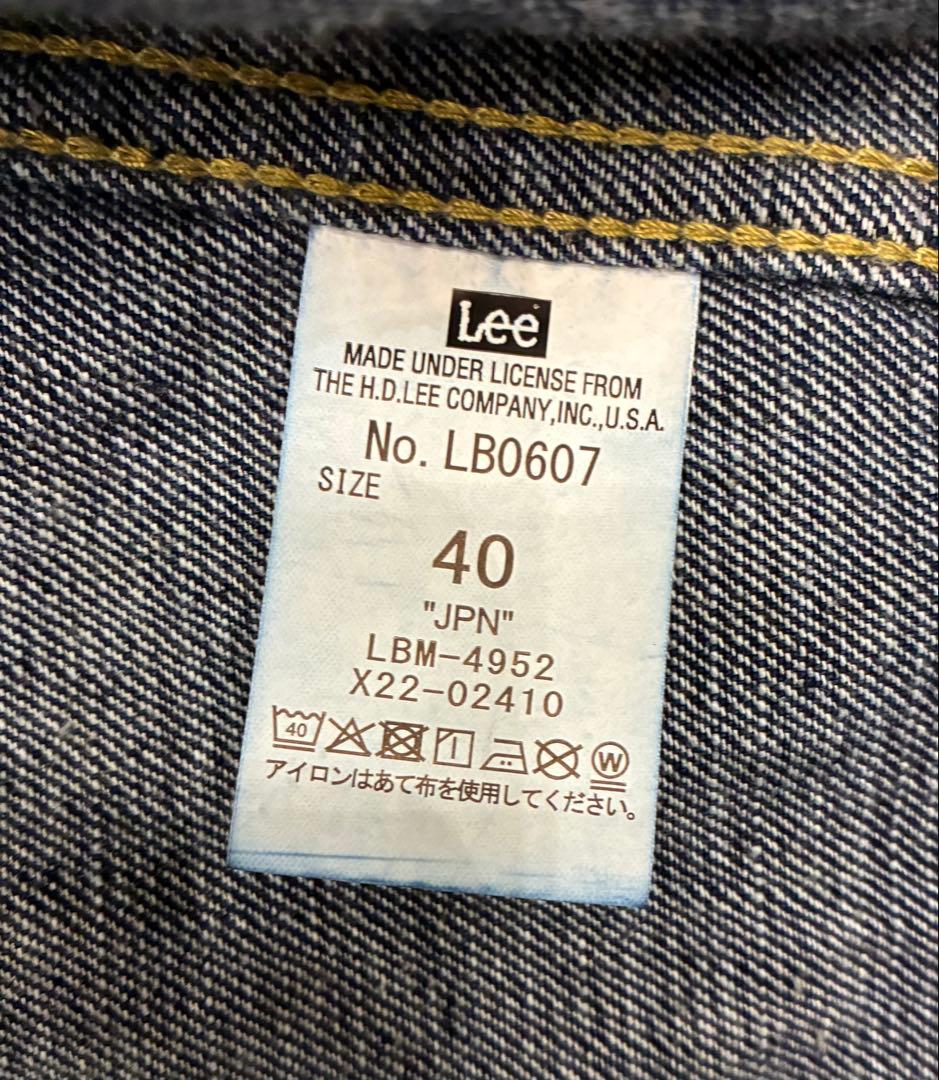 別注 Lee 101 x DOORS デニムジャケット インディゴ 40