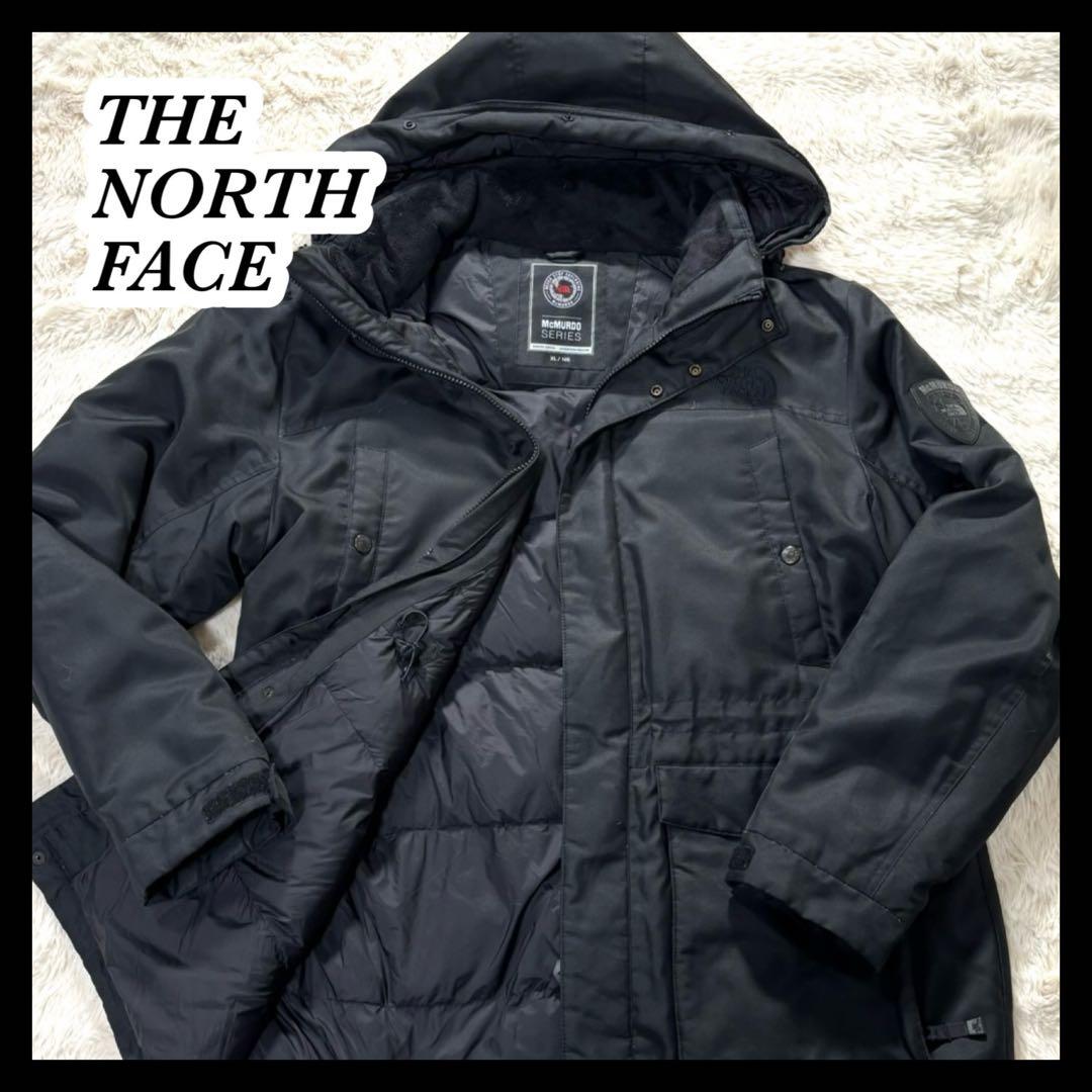 【THE NORTH FACE】マクマードシリーズ　ロゴワッペン　黒　XL 紳士
