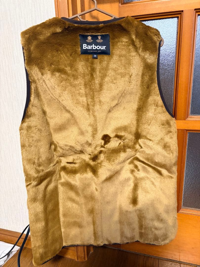 【新品未使用】Barbour バブアー　38 ファー ライナー　ベスト　⭐︎