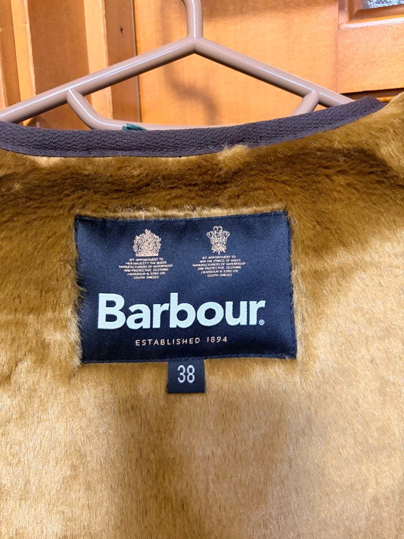 【新品未使用】Barbour バブアー　38 ファー ライナー　ベスト　⭐︎