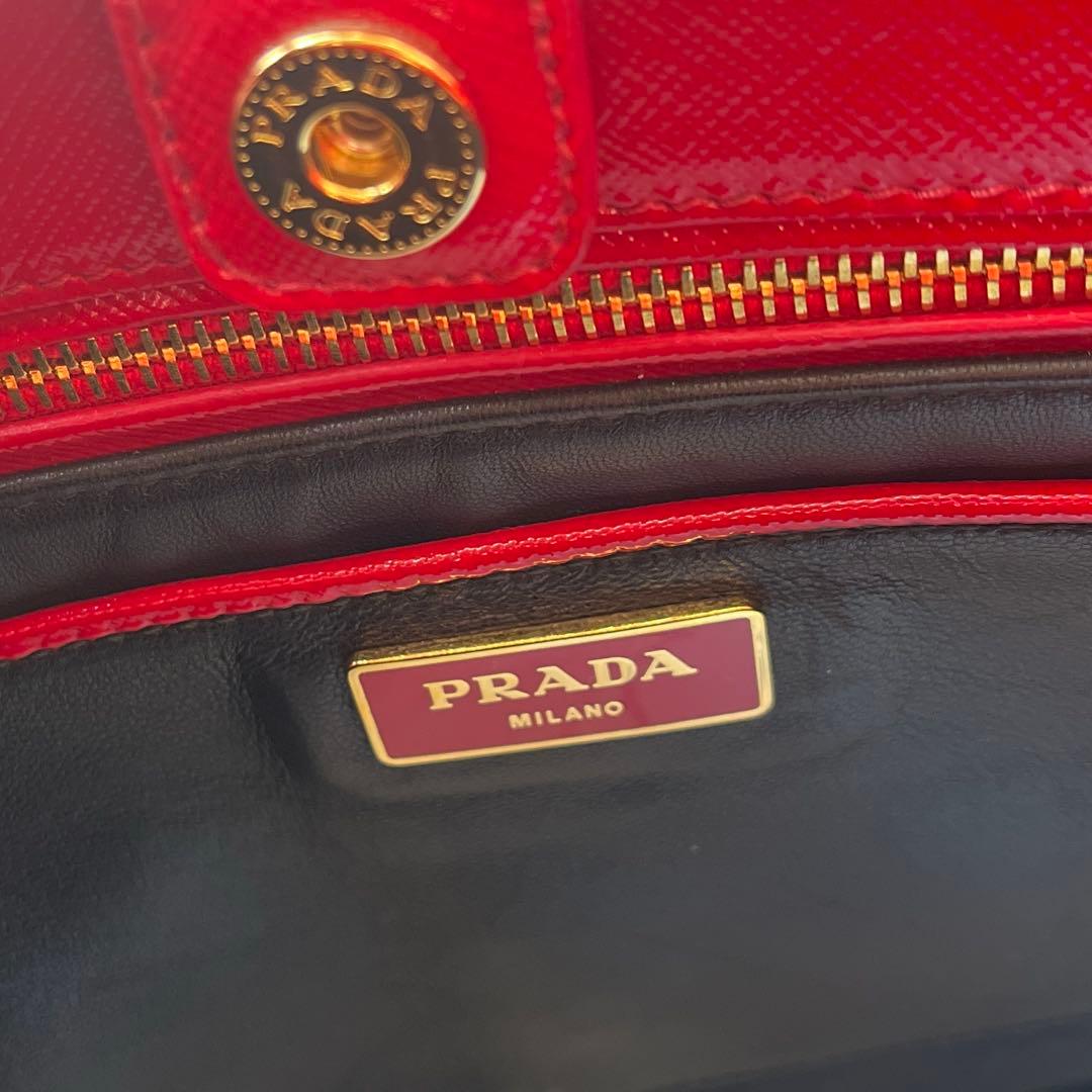 ドリア PRADA フラワー トート(ストラップ付)