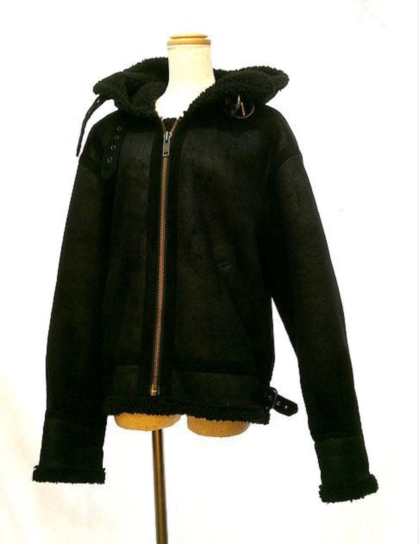 PERVERZE パーバーズ ３WAYワドカラー ムートン コート ジャケット