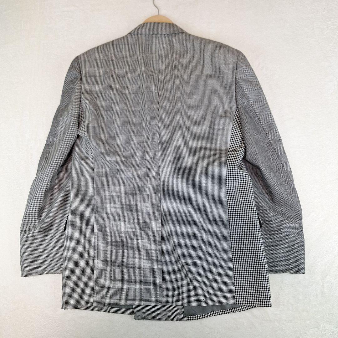 レア✨カールヘルム　ダブルテーラードジャケット　パッチワーク　ワッペン