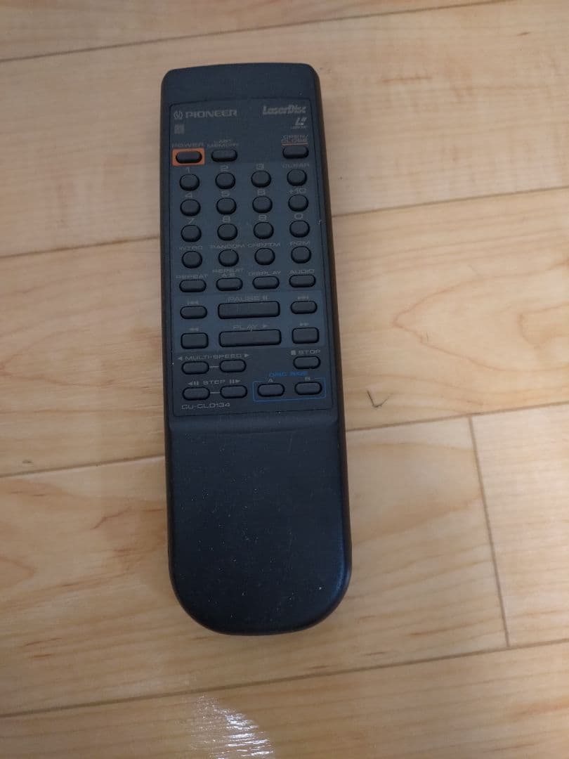 レーザーディスクプレイヤー　パイオニア　美品　動作品　リモコン、取説付