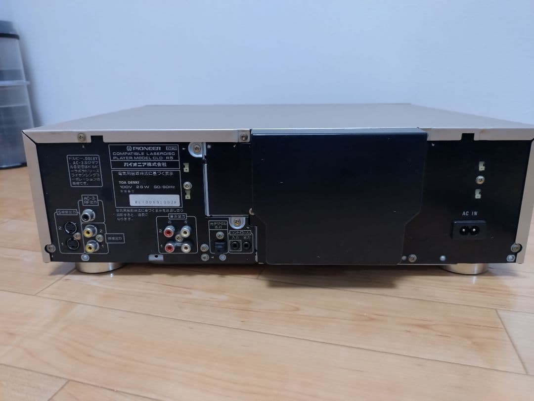 レーザーディスクプレイヤー　パイオニア　美品　動作品　リモコン、取説付
