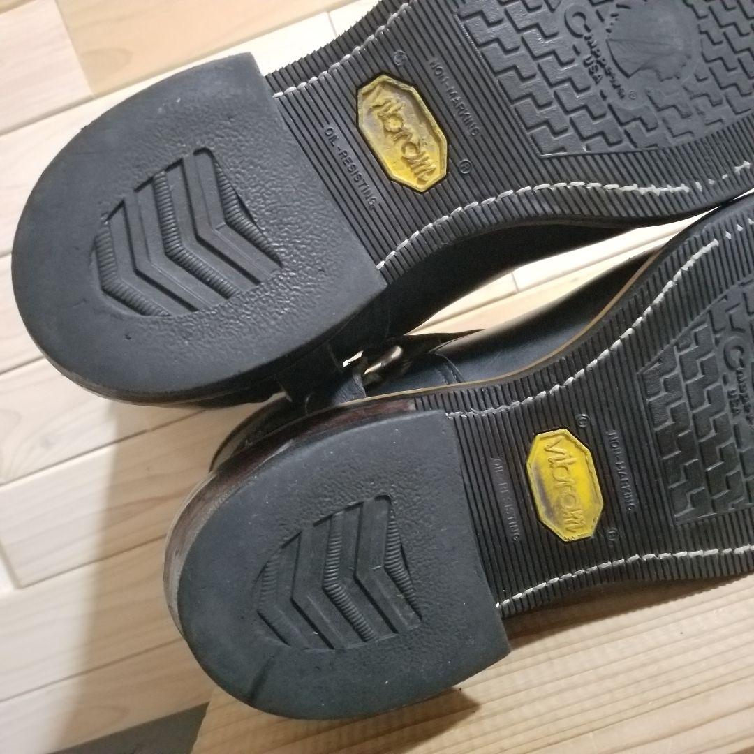 美品 80s　CHIPPEWA　エンジニア　リングブーツ　黒プリントタグ　28