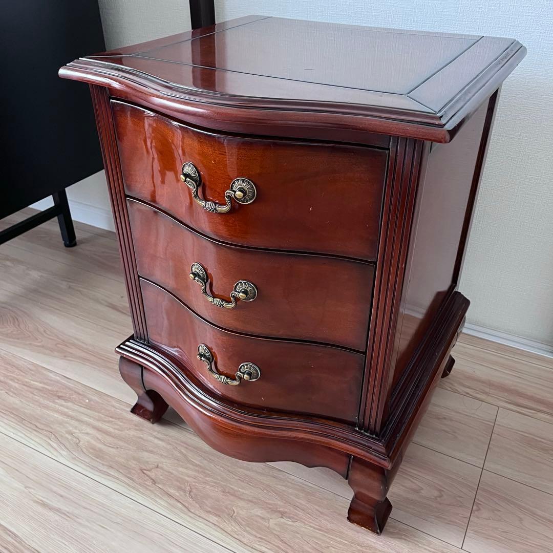 アジアン家具 バリ 3段チェスト ローチェスト木製 サイドチェスト　インドネシア