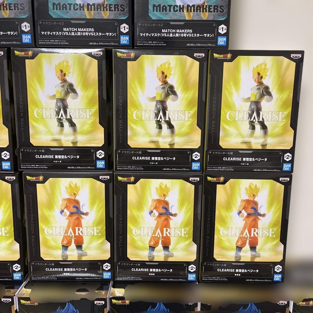 ドラゴンボール　ゴジータ悟空ベジータマイティマスク18号　フィギュアまとめ売り