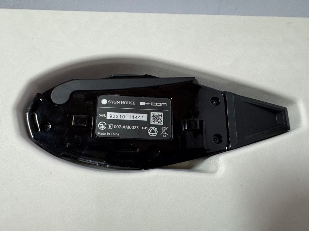 B+COM SB6XR 新品同様 スペアスピーカーとホルダー付き