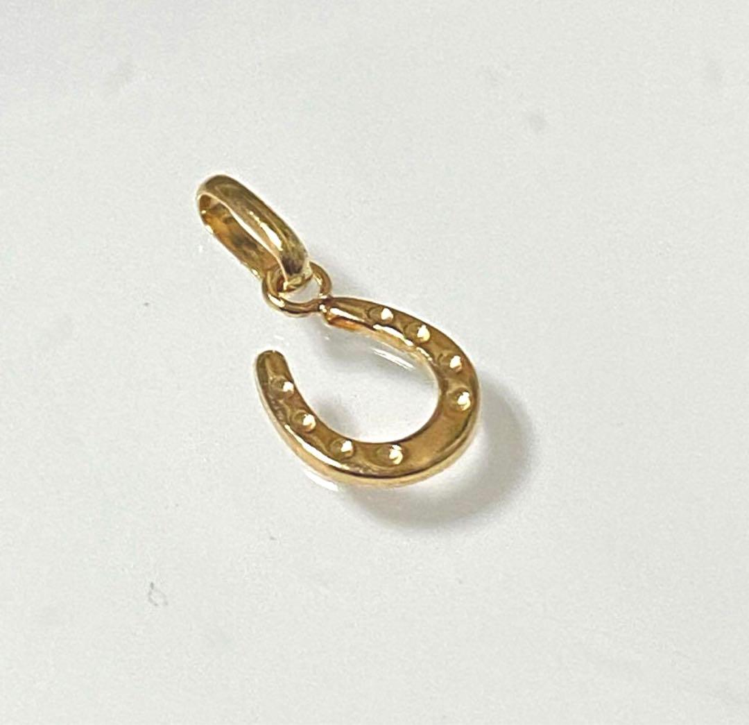 K18 18金　ミニ蹄鉄　ペンダント