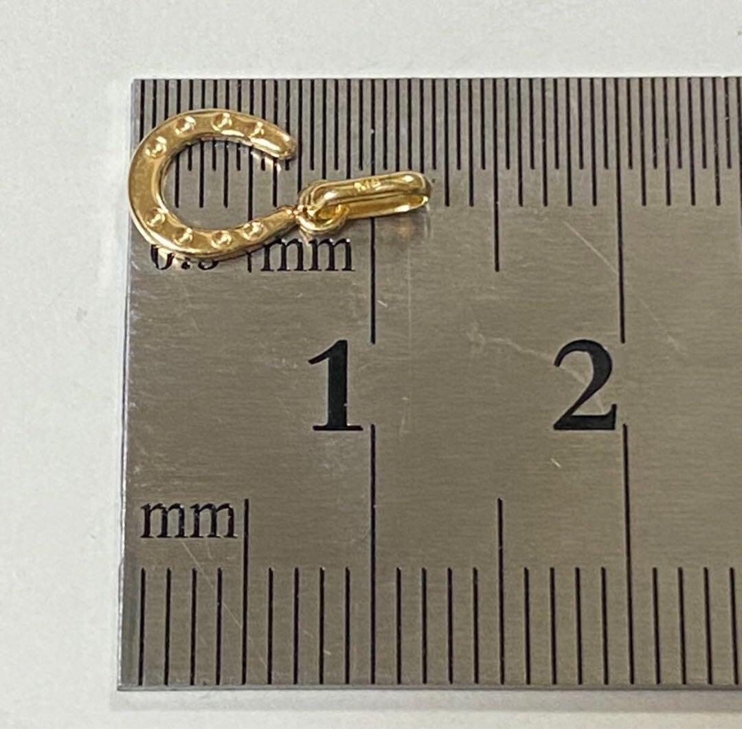 K18 18金　ミニ蹄鉄　ペンダント