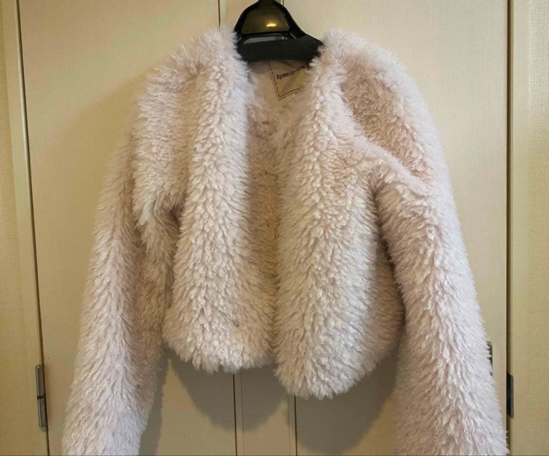 新品未使用　apuweiser-riche ファーブルゾン