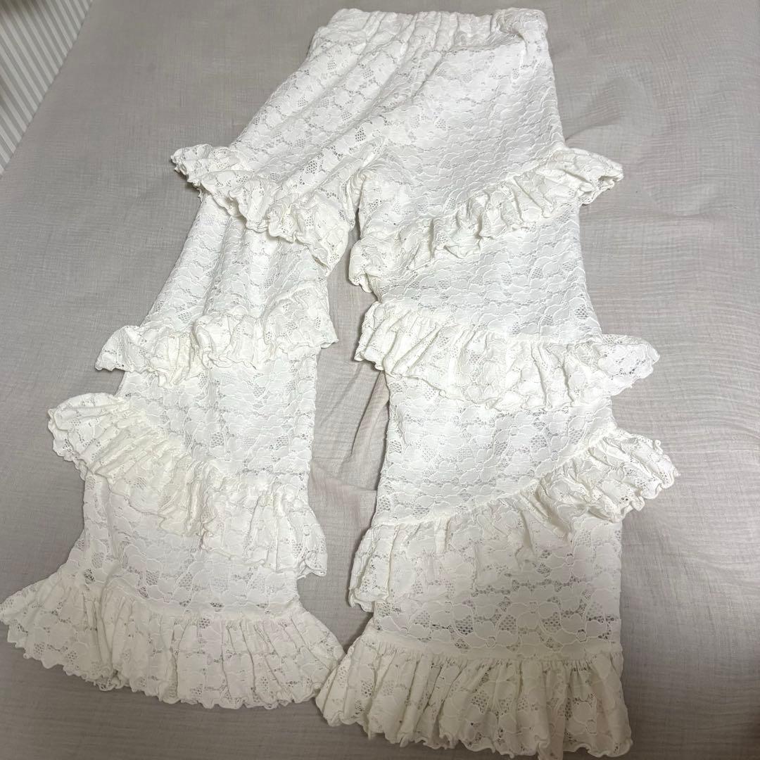 ど*様 poppy あさぎーにょ　レースフリルパンツ