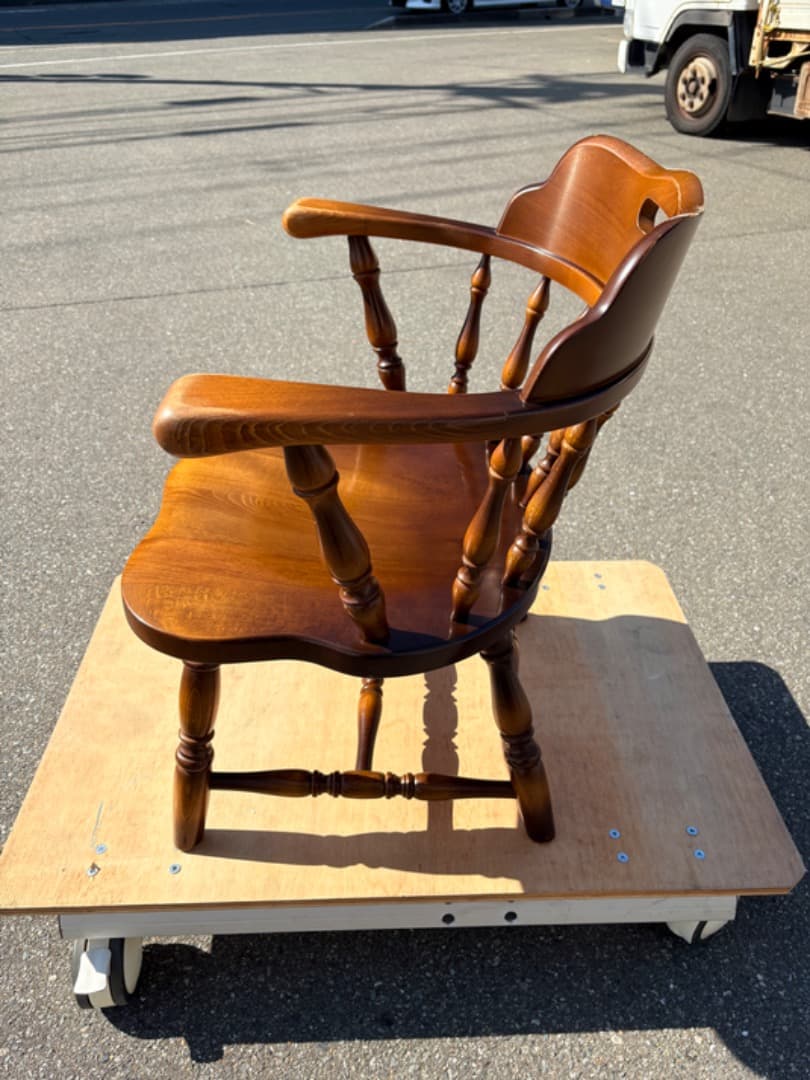 飛騨産業　キツツキ　穂高　ダイニングチェア　キャプテンチェア　アームチェア